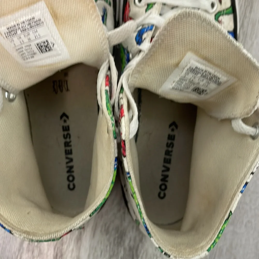 Dinosaur Converse Kids Shoes